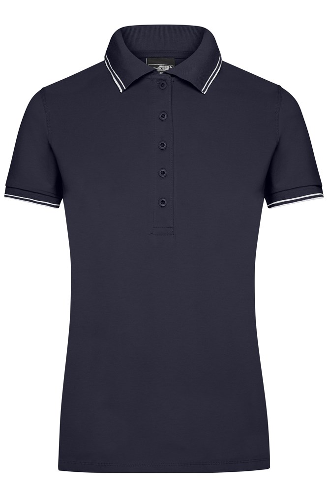 Ladies' Polo - Navy/wit (ca. Pantone 296C
white)