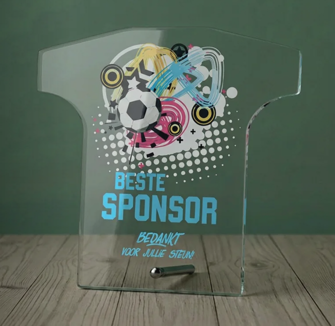 B-W211-213 awards van glas tot 15 cm hoog