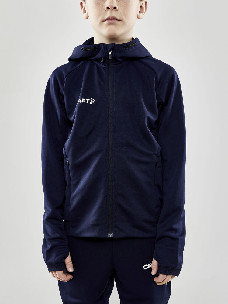 Craft - Evolve Hood Jacket Jr Navy 158/164
