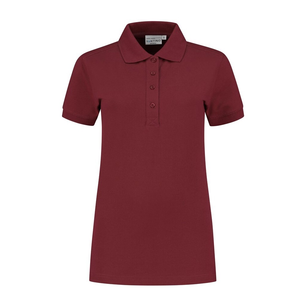 Santino Poloshirt Leeds Ladies - Burgundy