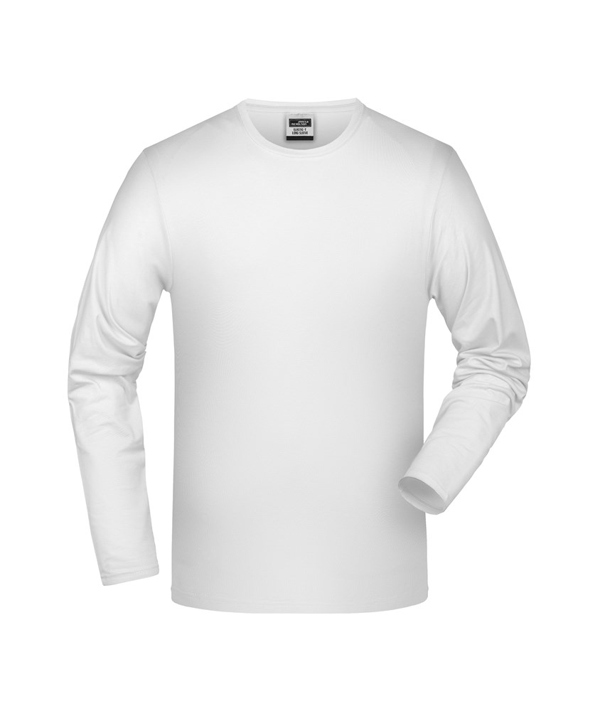 Elastic-T Long-Sleeved - Wit (ca. Pantone white)