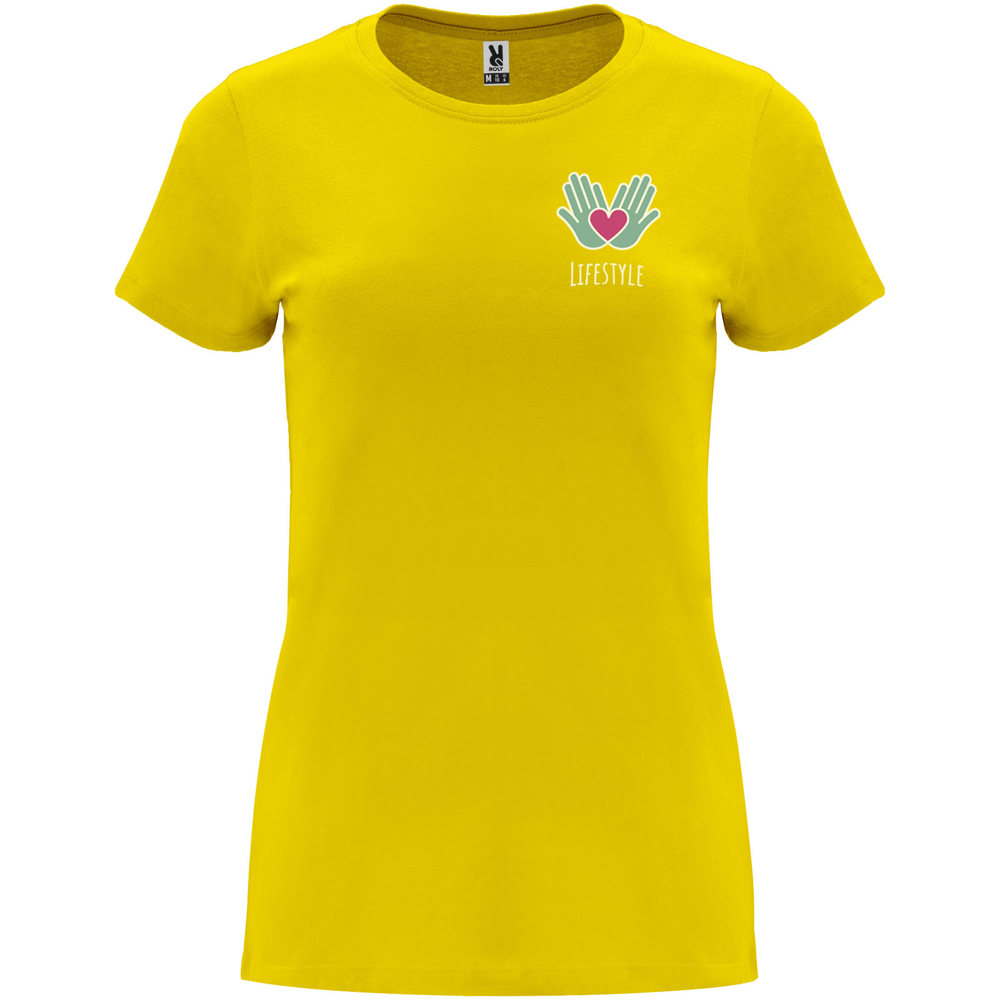 Capri 170 g/m² damesshirt met korte mouwen