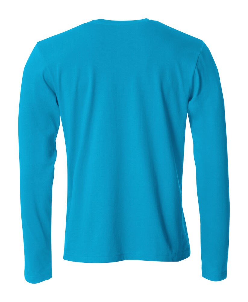 Clique - Basic-T L/S Turquoise S