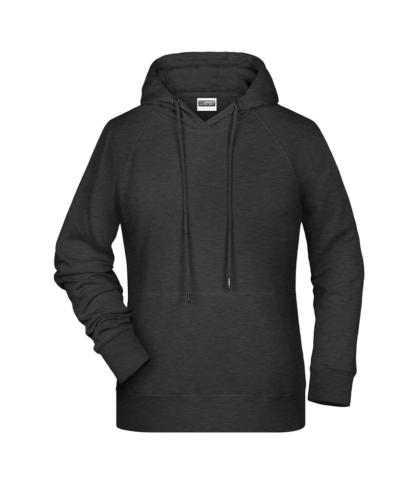 Ladies' Hoody OCS Blended & RCS - Zwart-heather (ca. Pantone blackC)
