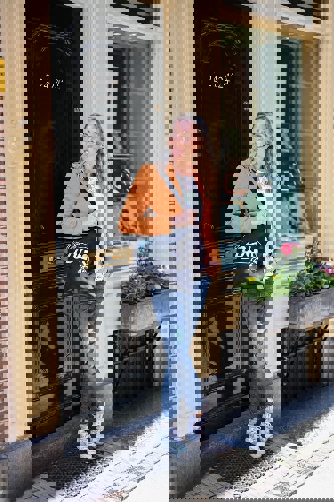 Biologisch katoenen tas met lange hengsels, 135 gr/m²