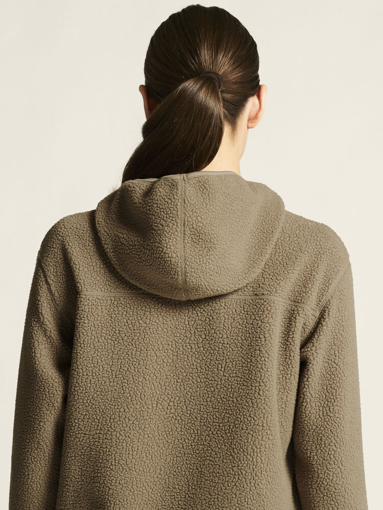 Craft - Join Pile Fleece FZ Hood W Taupe XS