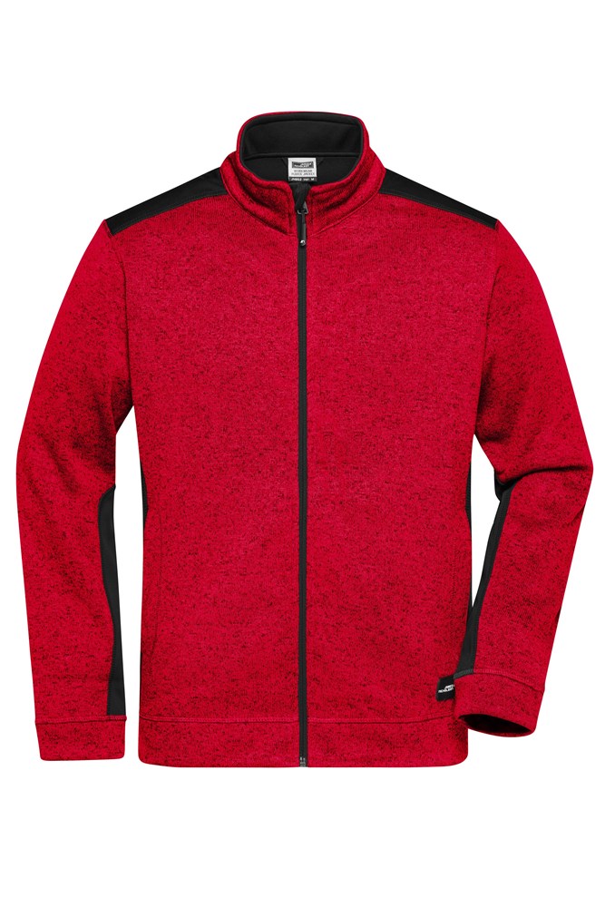 Men's Knitted Workwear Fleece Jacket - STRONG -