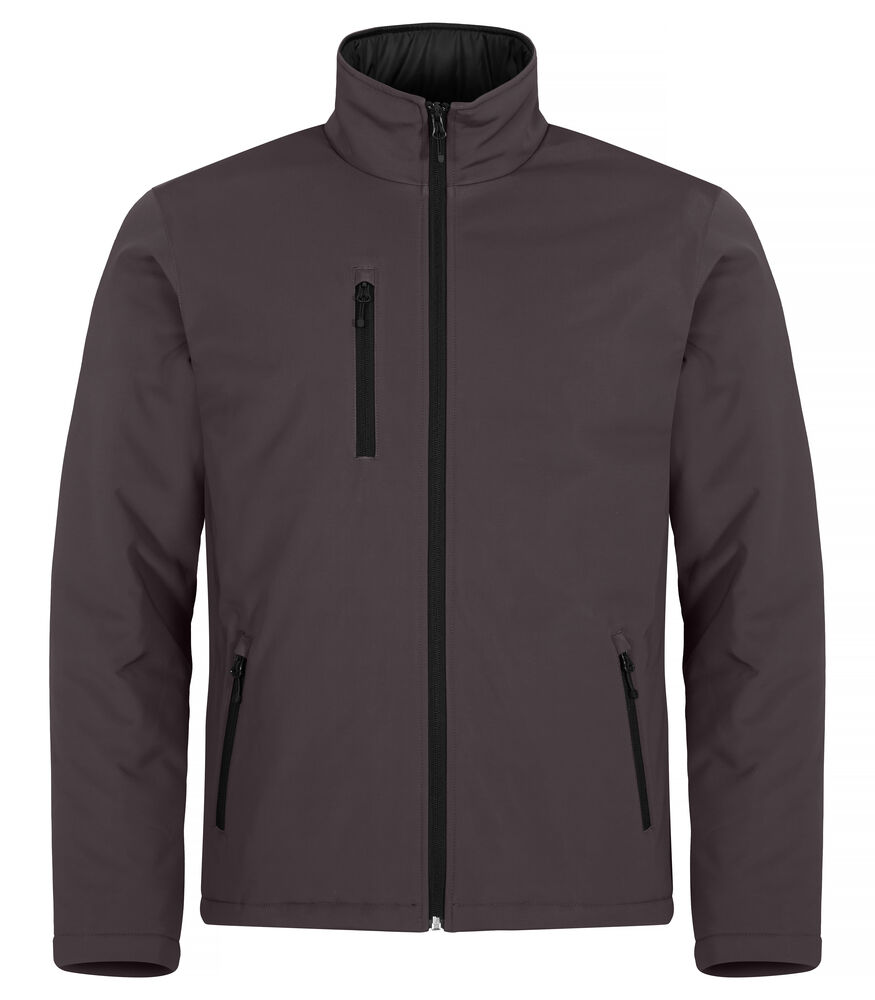 Clique - Padded Softshell Jacket - Donkergrijs