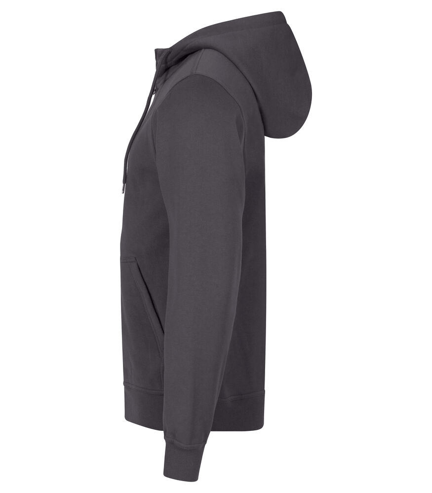 Clique - Miami Hoody Full Zip Metaalgrijs XXL