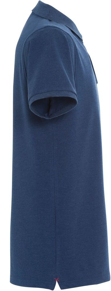 Clique - Stretch Premium Polo Blauw Melange 3XL