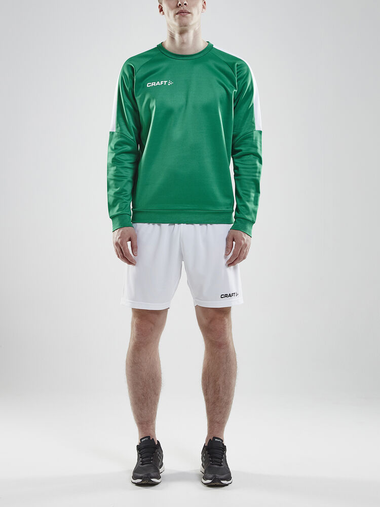 Craft - Progress R-Neck Sweater M Team Green/White XS