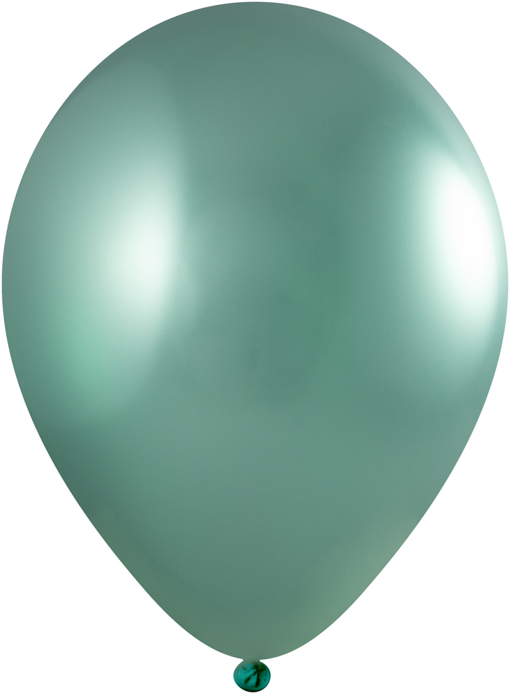Ballonnen onbedrukt 90/100 cm - Ø 35 cm - 12 inch - Groen Chroom (4760) (± PMS 8281)