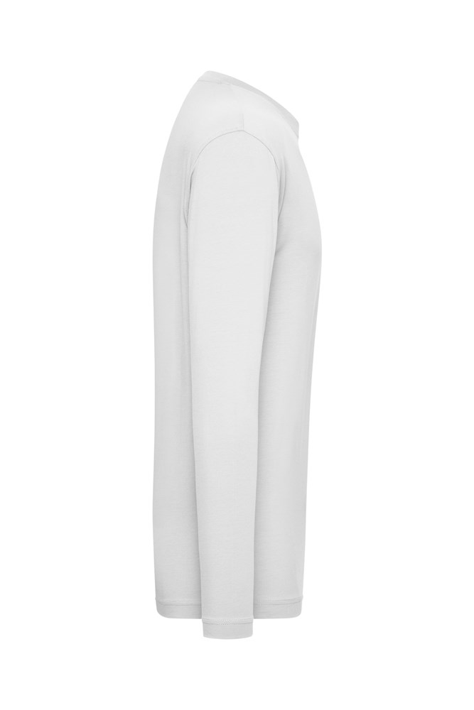 Men's BIO Stretch-Longsleeve Work - SOLID -   OCS Blended