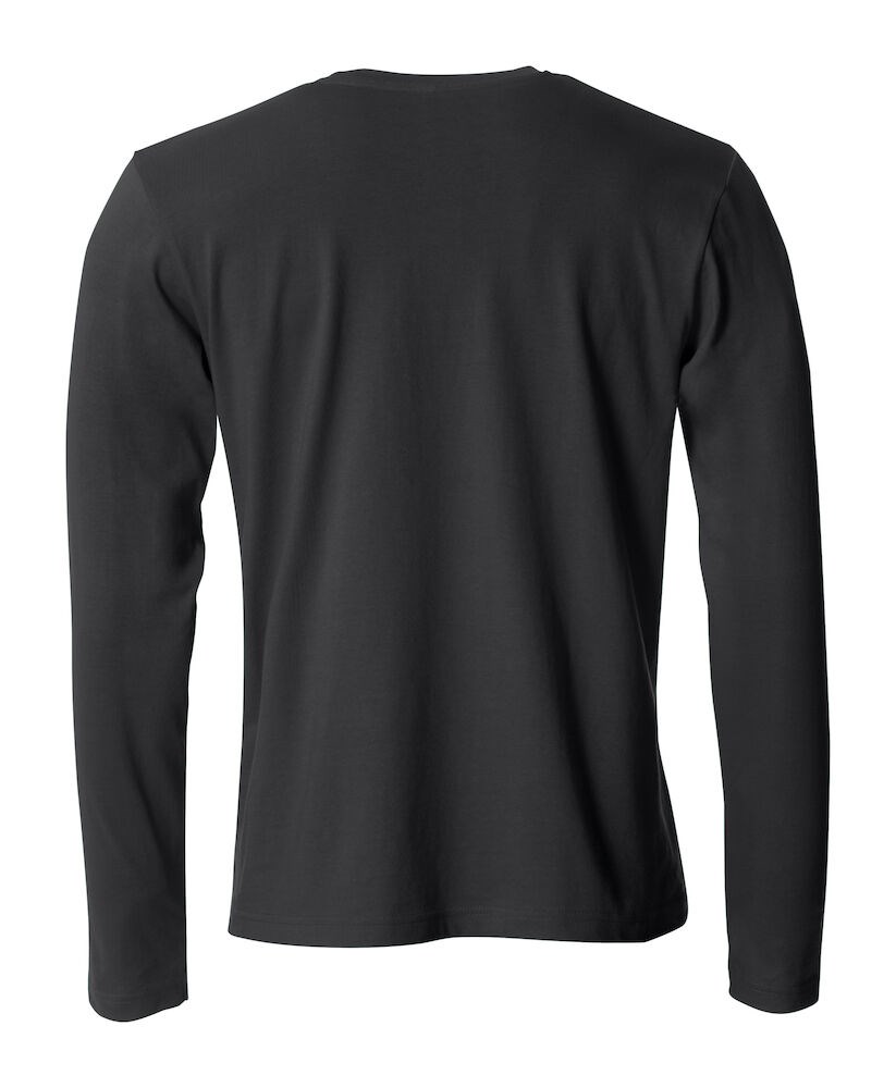 Clique - Basic-T L/S Zwart L