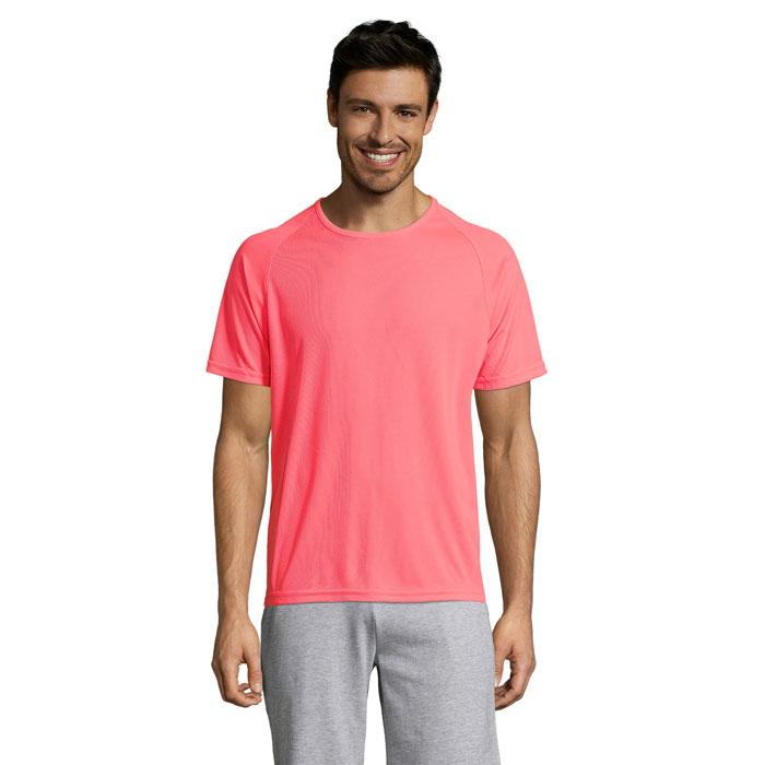 SPORTY - SPORTY HEREN T-Shirt - Neon Coral