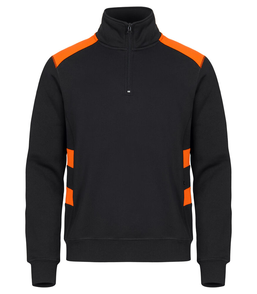 Clique - Ambition Half Zip Signaaloranje XL