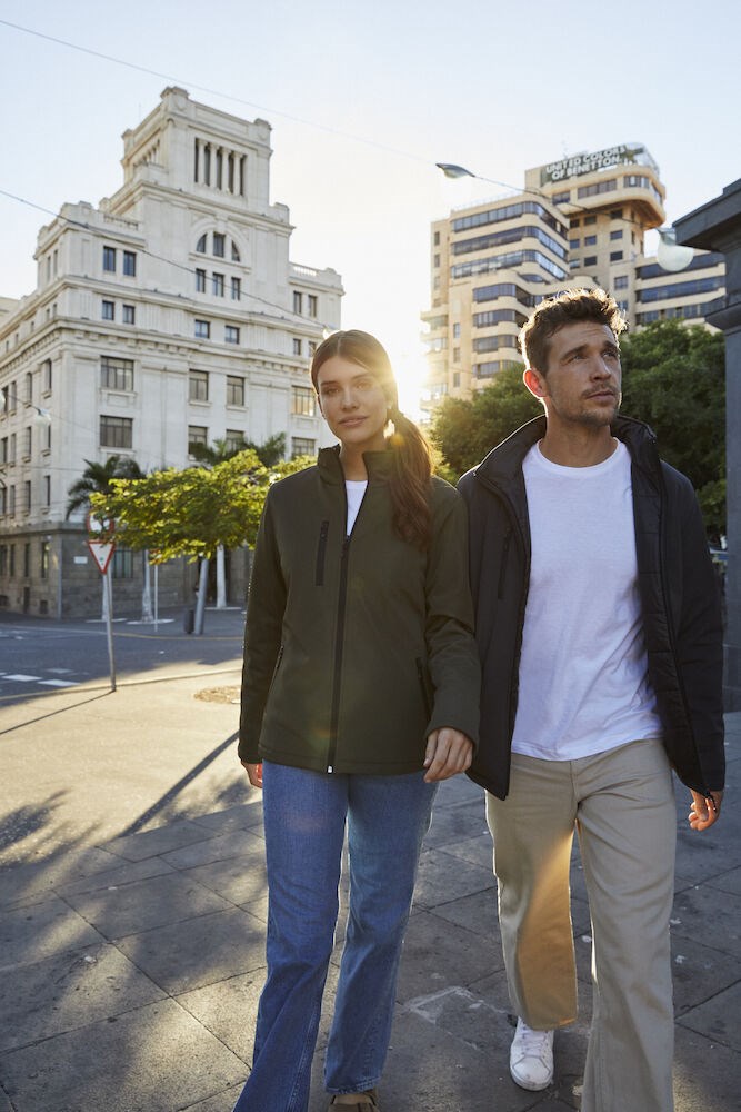 Clique - Padded Softshell Jacket Women Donkergrijs 44/XXL