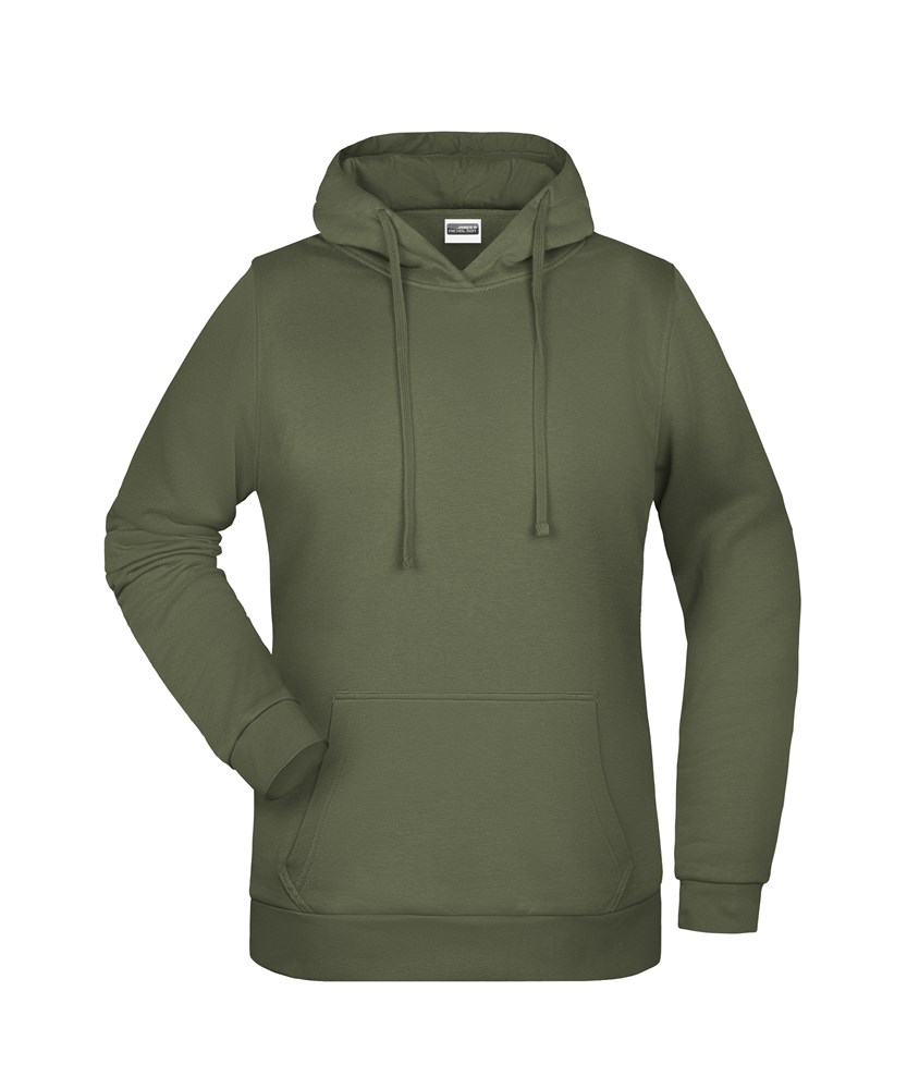 Ladies' Promo Hoody - Olijf (ca. Pantone 7497C)