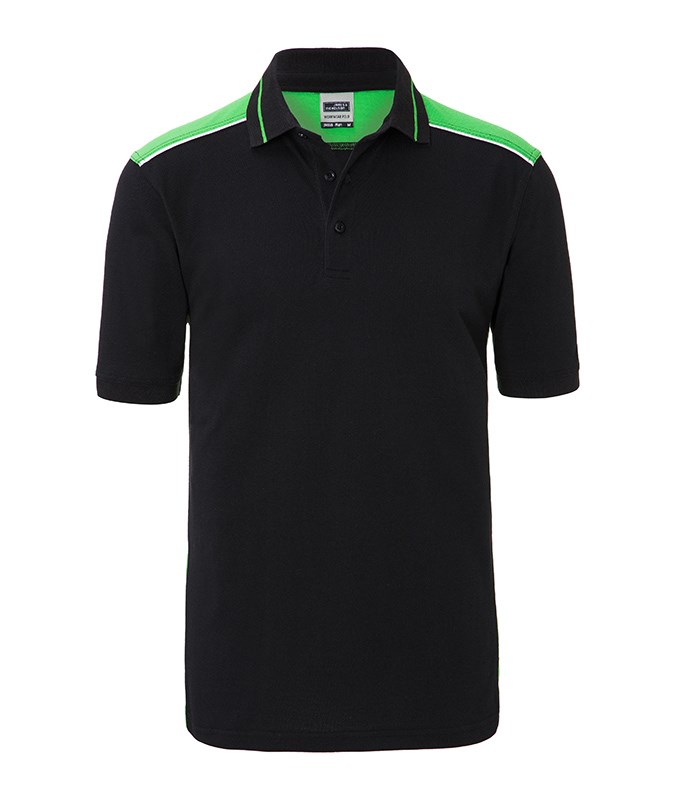 Zwart/lime (ca. Pantone blackC
360C)