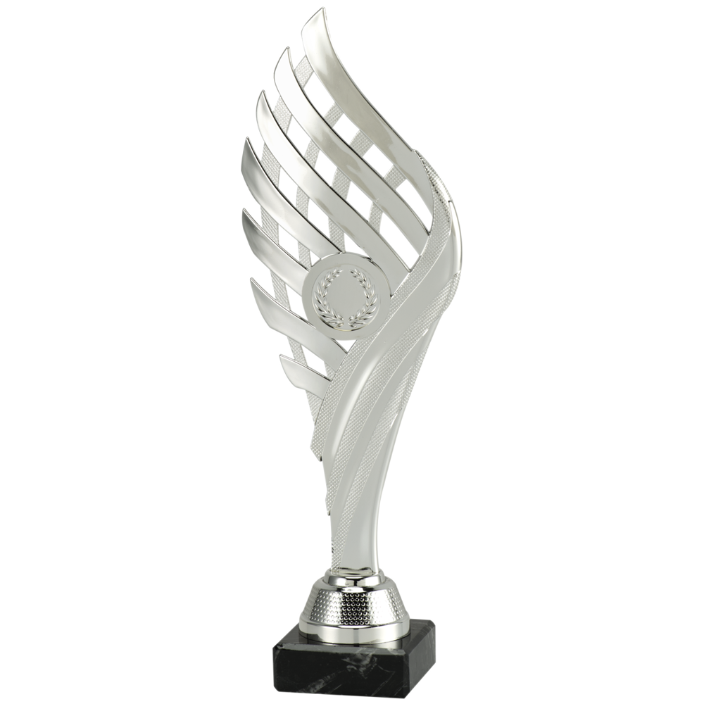B-SET350 sportprijzen 27 cm hoog - 2. zilver