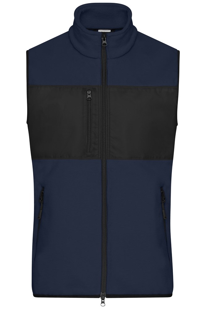 Men's Fleece Vest GRS - Navy/zwart (ca. Pantone 296C
blackC)