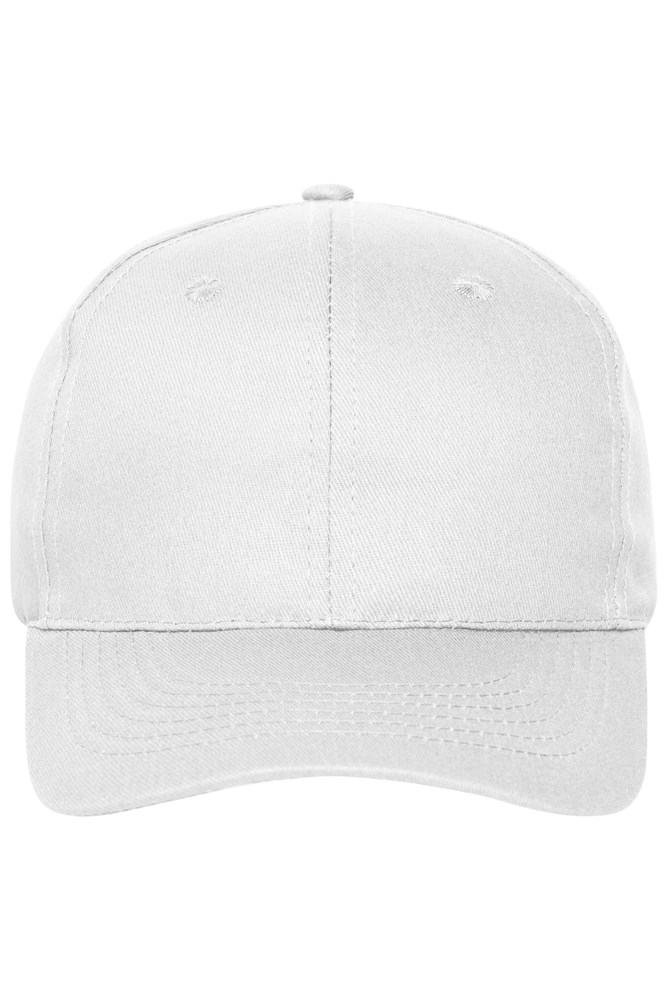 6 Panel Cap Bio Cotton - Wit (ca. Pantone white)