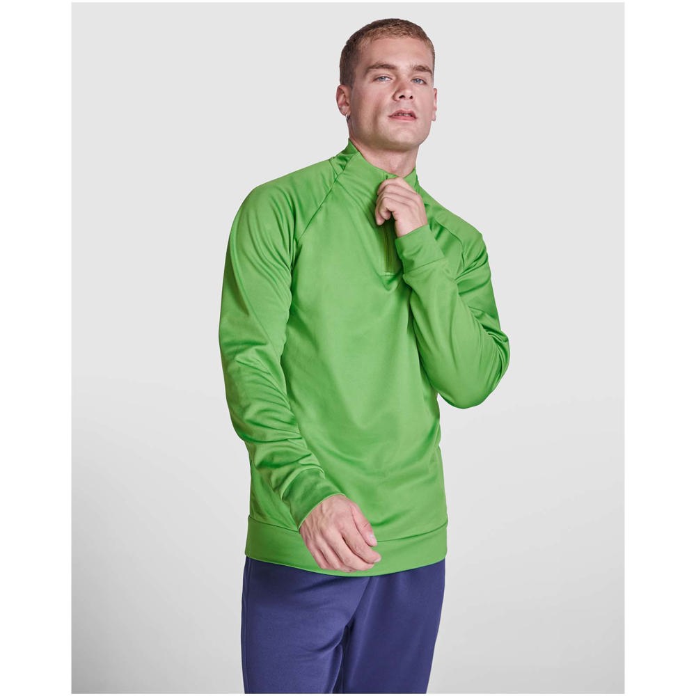 Epiro 200 g/m² unisex sweatshirt met lange mouwen en kwartrits