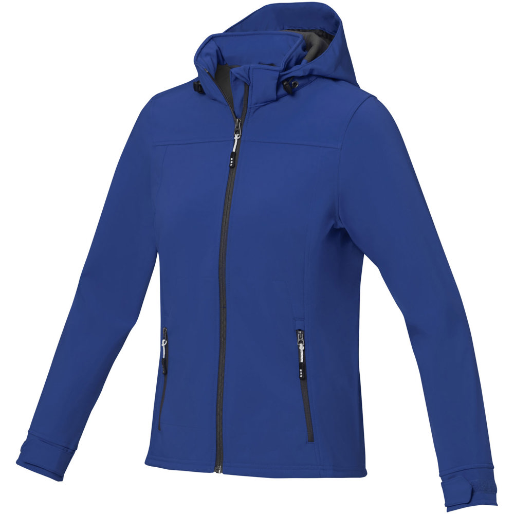 Langley softshell dames jas - Blauw