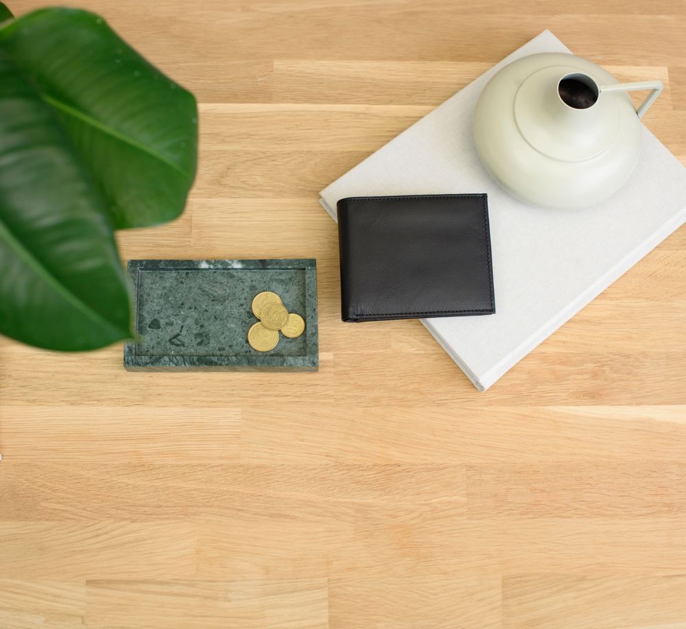 Leren portemonnee Yvonne