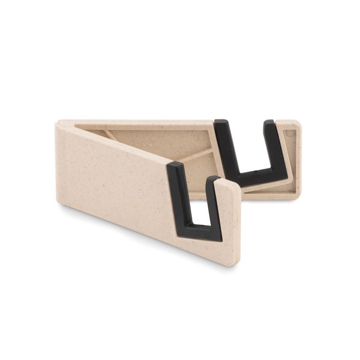 STANDOL+ - Bamboe/ABS telefoonstandaard - wit
