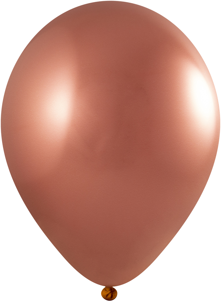 Ballonnen onbedrukt 90/100 cm - Ø 35 cm - 12 inch - Koper Chroom (4730) (± PMS 7607)
