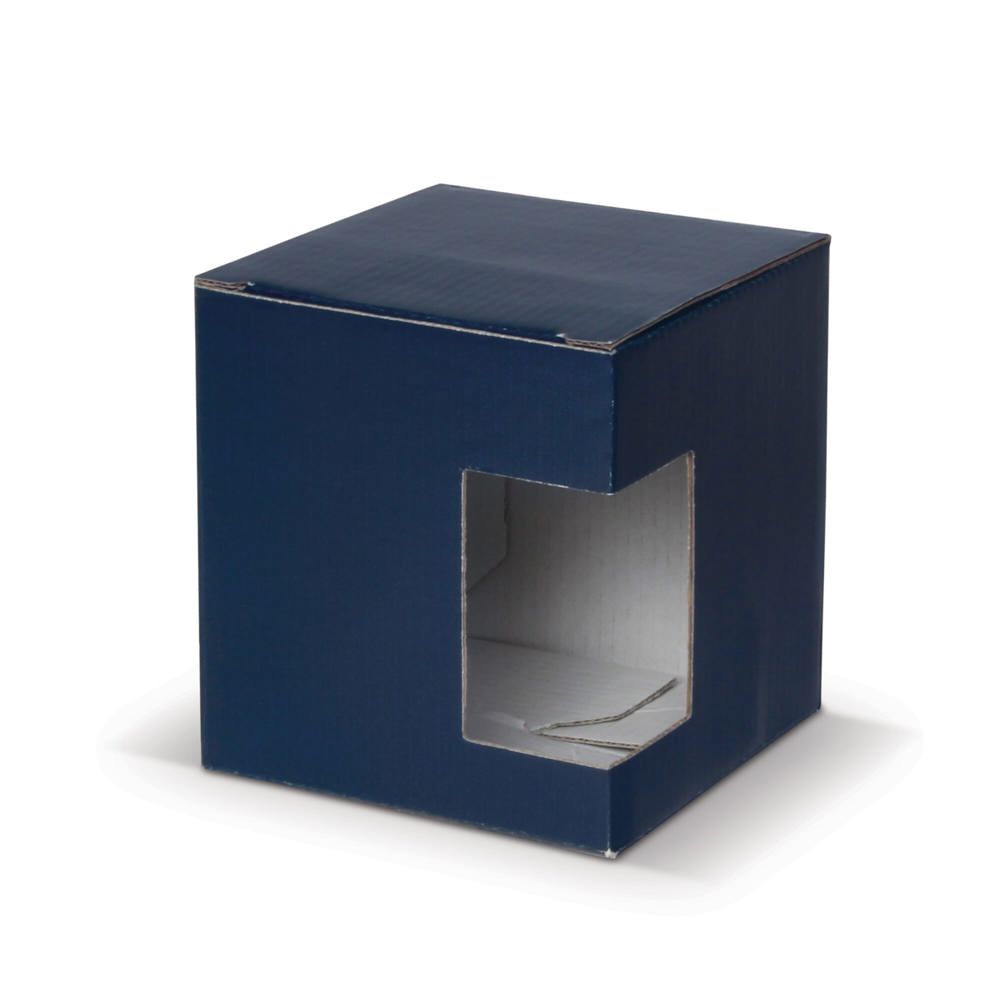 Verpakking mok met venster - Blauw