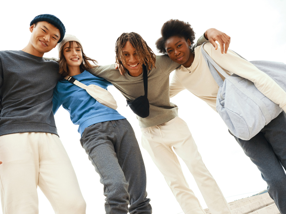 IQONIQ Denali gerecycled katoen sweater ongeverfd