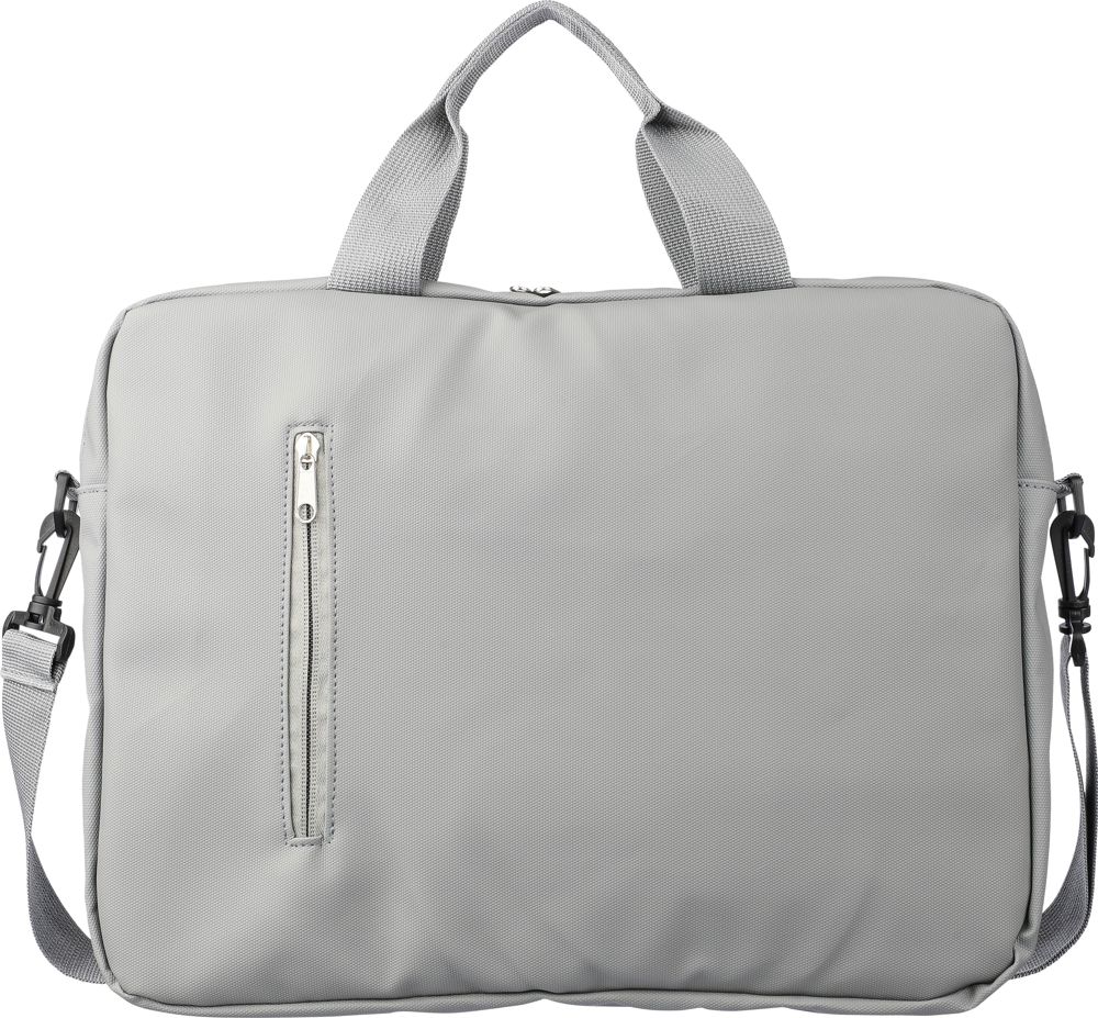 PU 15 inch laptoptas Floyd - Grijs