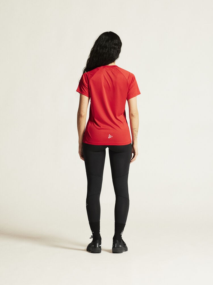 Craft - Rush 2.0 SS Tee W Bright Red XS