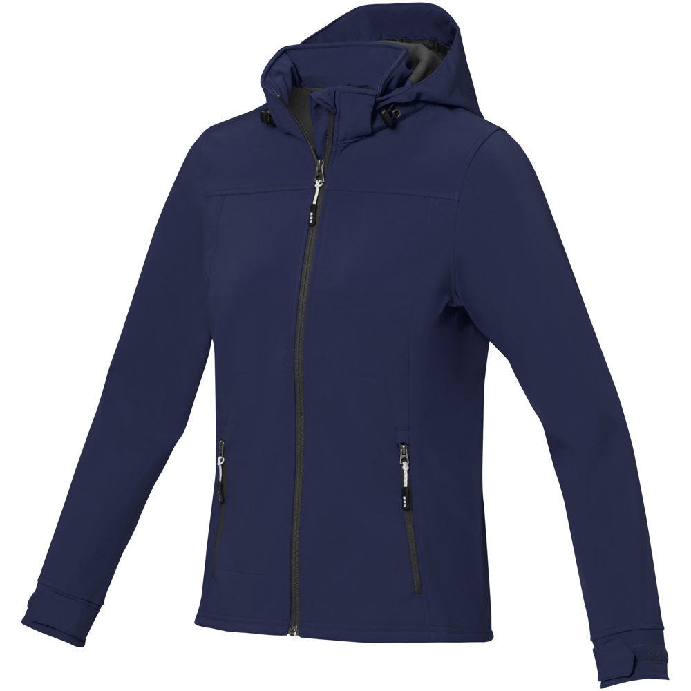 Langley softshell dames jas - Marineblauw
