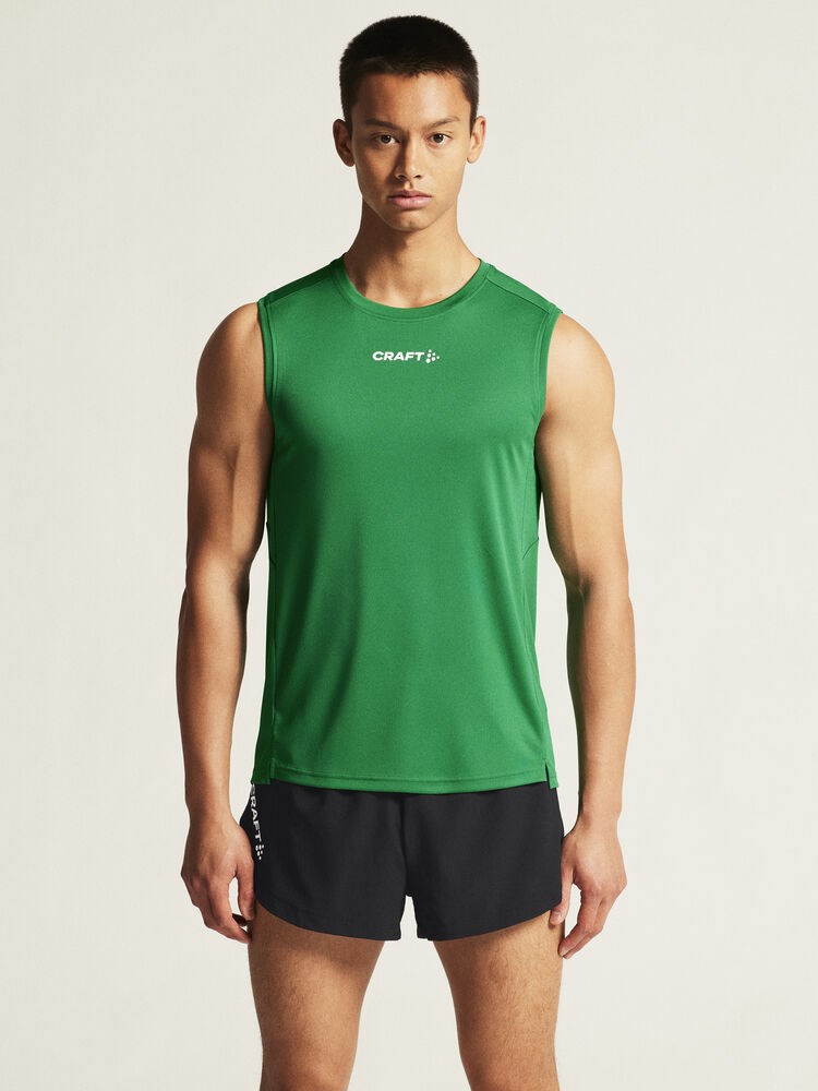 Craft - Rush 2.0 Singlet M Team Green L