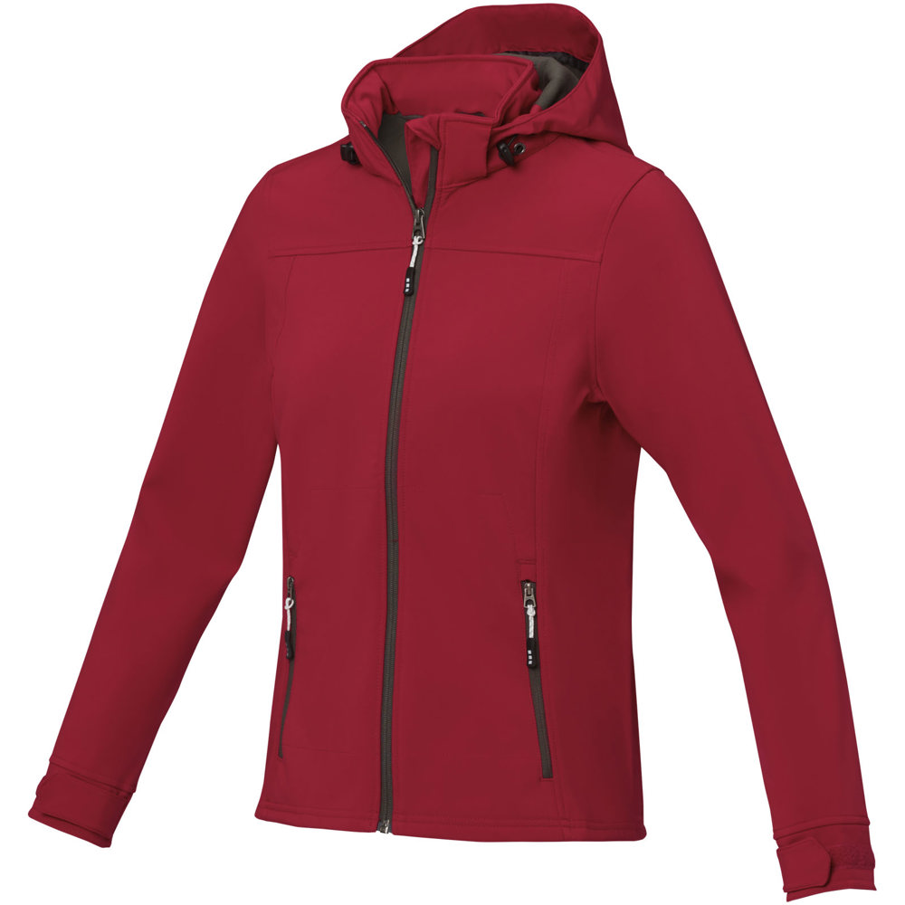 Langley softshell dames jas - Rood
