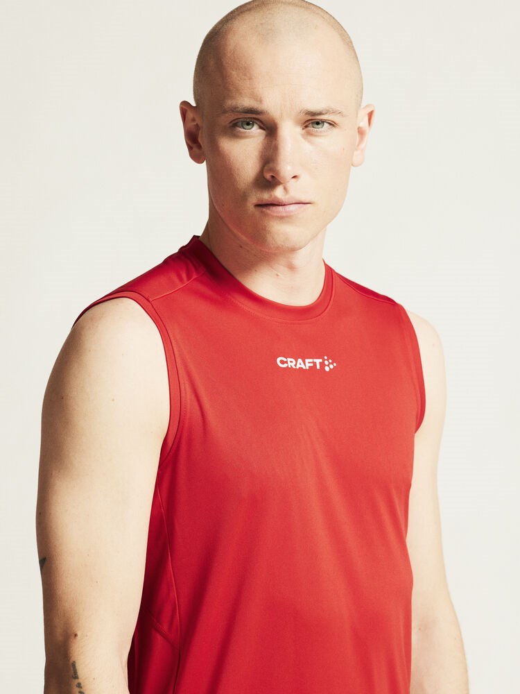 Craft - Rush 2.0 Singlet M Bright Red XL