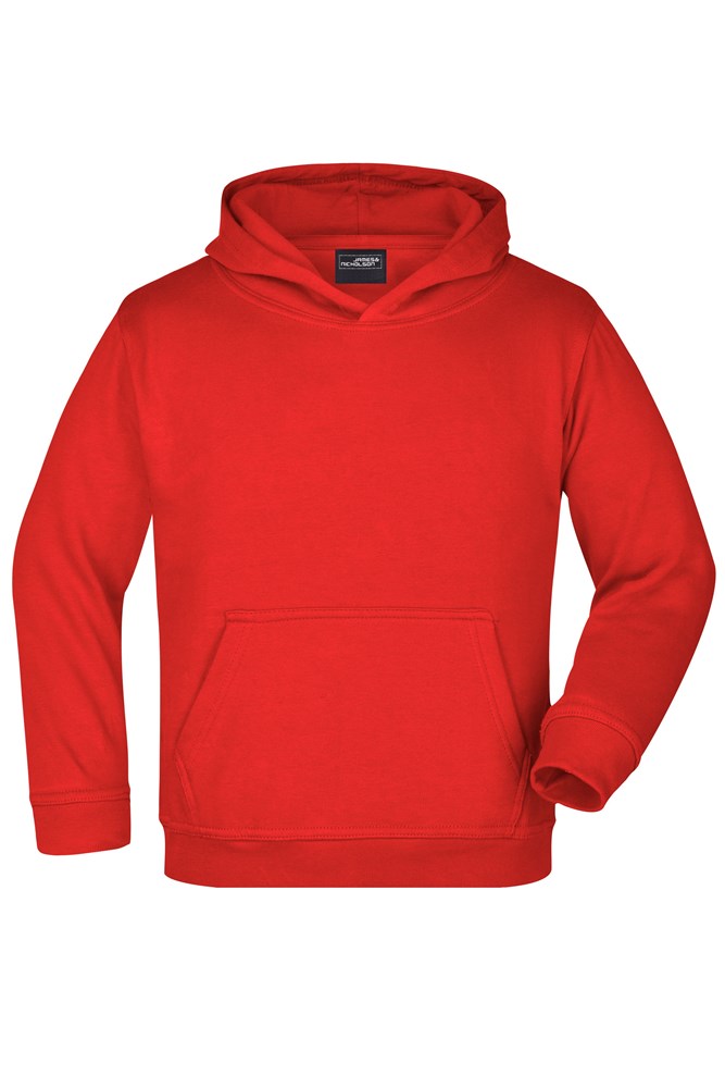 Hooded Sweat Junior - Rood (ca. Pantone 200C)