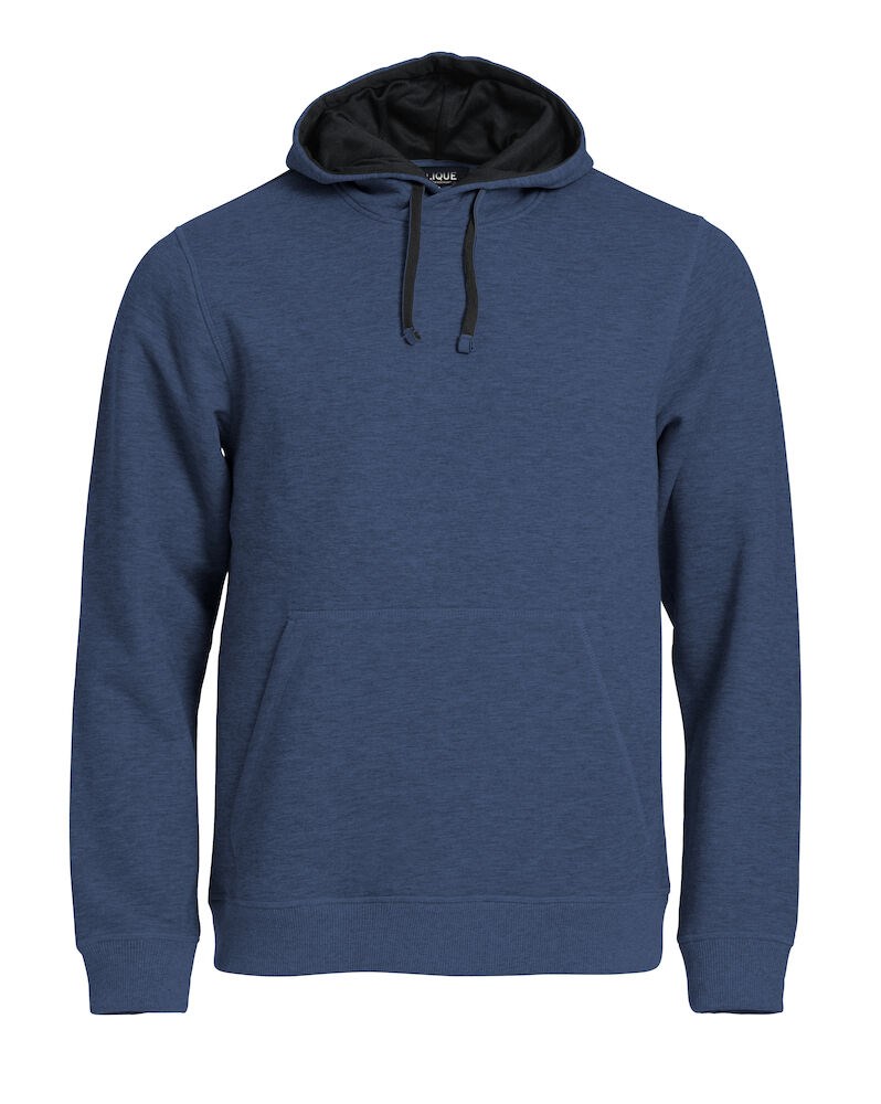 Clique - Classic Hoody - Blauw-melange