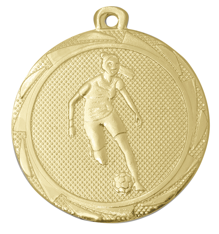 B-BS.ME111 medailles 4,5 cm damesvoetbal