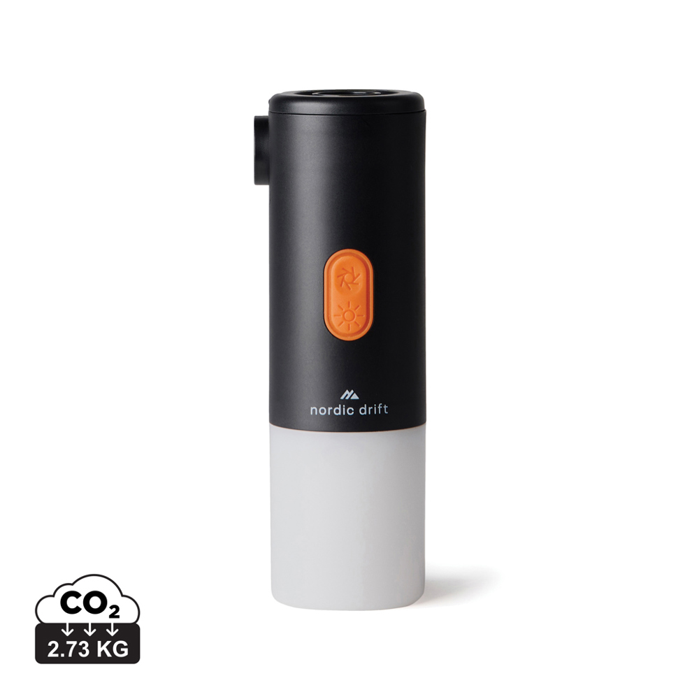 Nordic Drift Titan draagbare luchtpomp & campinglamp