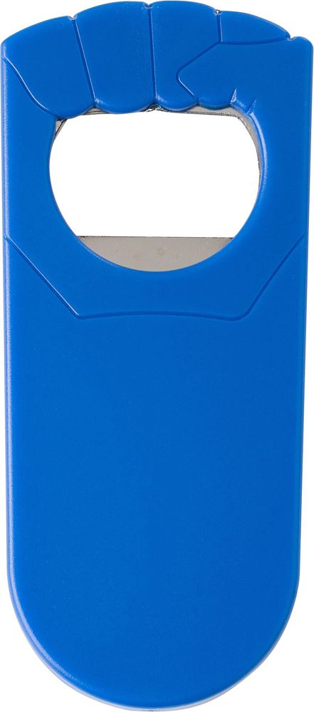 Kunststof flessenopener Tay - Blauw