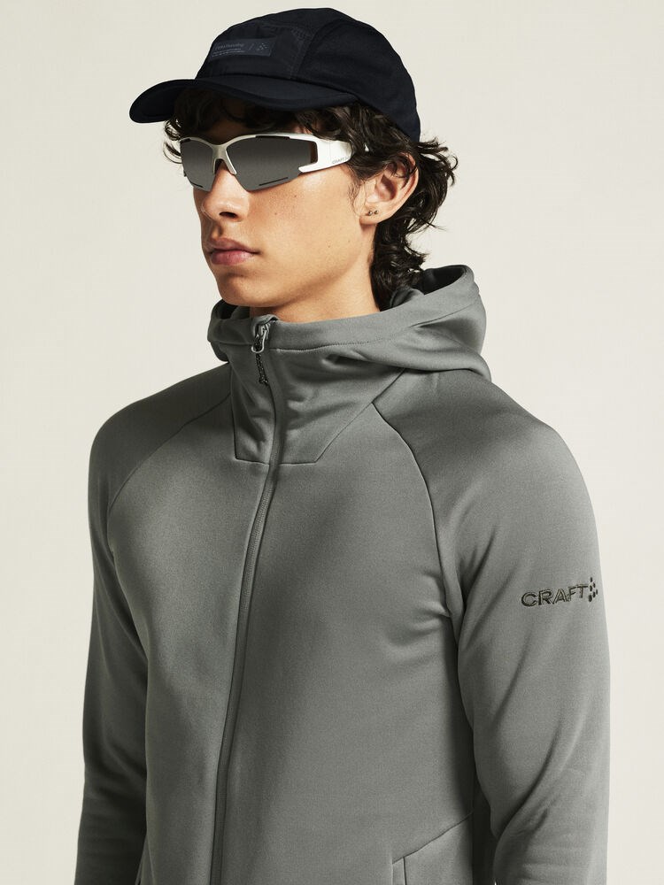 Craft - ADV Explore Power Fleece Hood Jacket M Leaf L