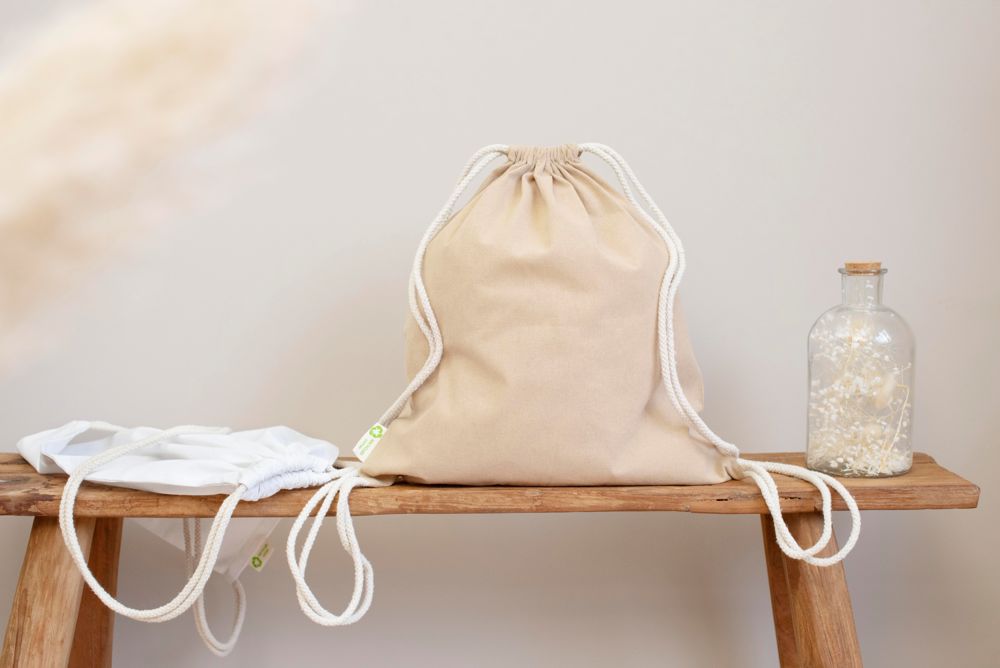 Gerecyclede katoenen trekkoordtas Joy