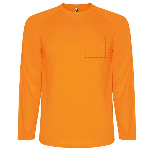 Montecarlo heren sport t-shirt met lange mouwen