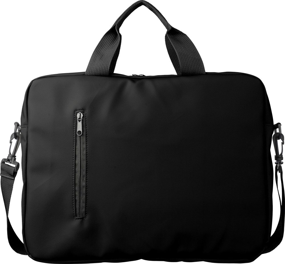 PU 15 inch laptoptas Floyd - Zwart