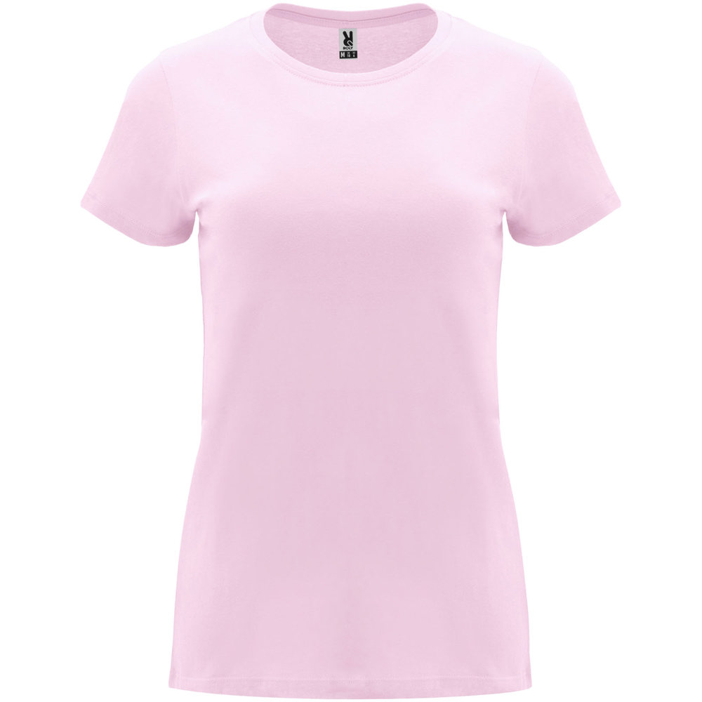 Capri 170 g/m² damesshirt met korte mouwen - Lichtroze