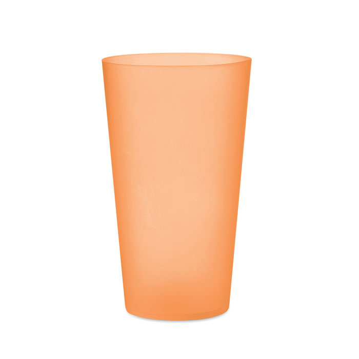 FESTA LARGE - Herbruikbare event beker 500ml - Transparant Oranje